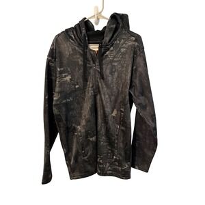 Magellan Outdoors Men's Camo Quarter Zip Hoodie‎ Size S